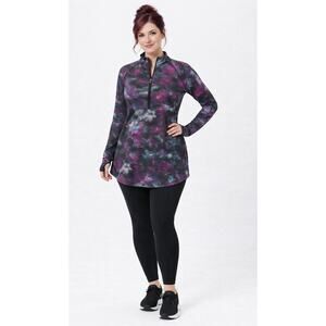 IDEOLOGY Women's Athletic Wear Top XL Polyester Spandex Tie-Dye